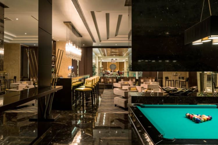 The Bar pool table